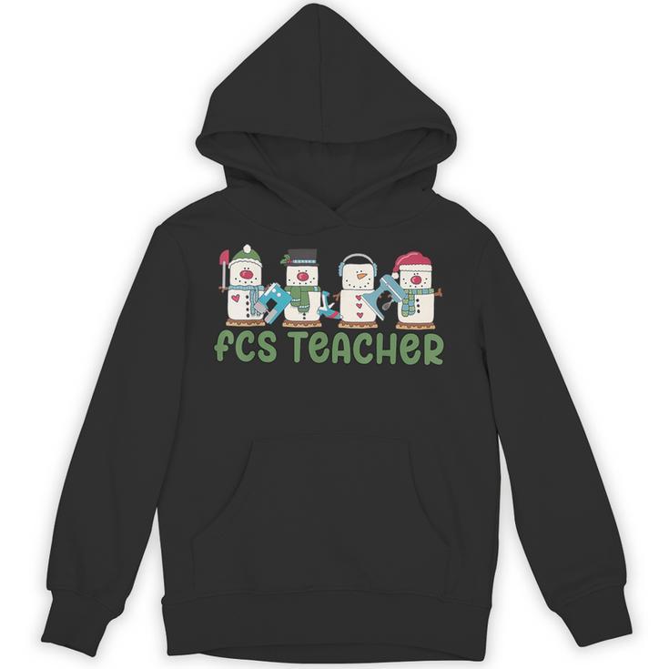 Retro Christmas Snowman FCS Teacher Family Consumer Science Unisex Hoodie