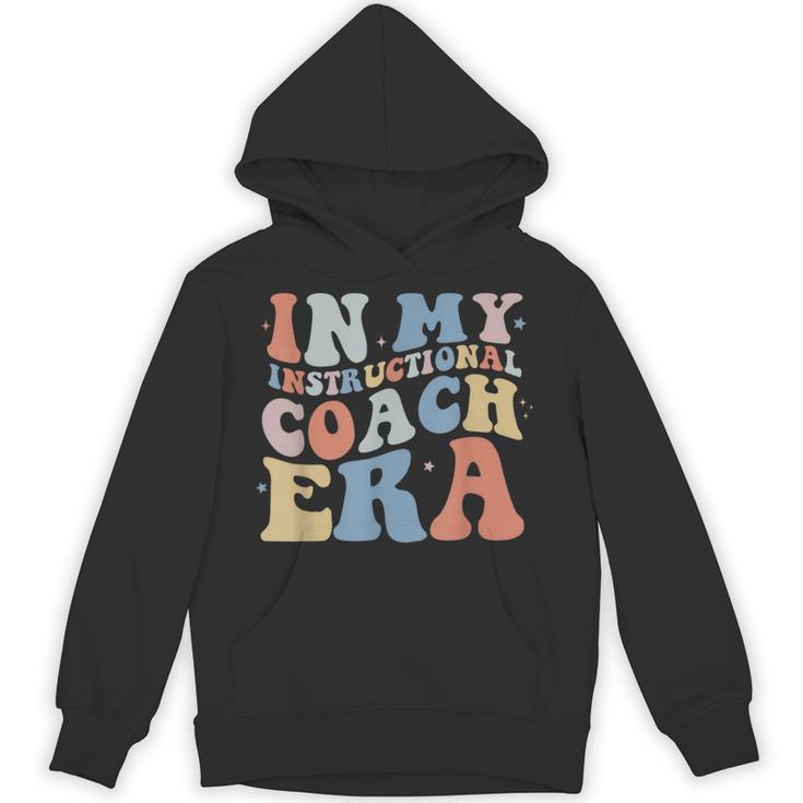 Retro Groovy In My Instructional Coach Era Teacher Unisex Hoodie