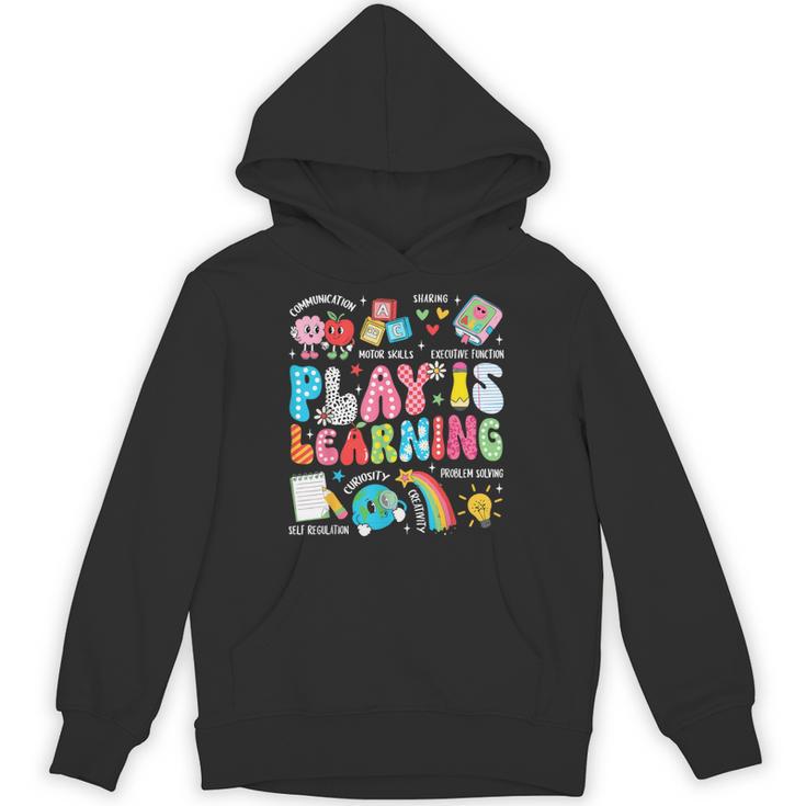 Retro Play Is Learning Kindergarten Teacher Team Women Unisex Hoodie