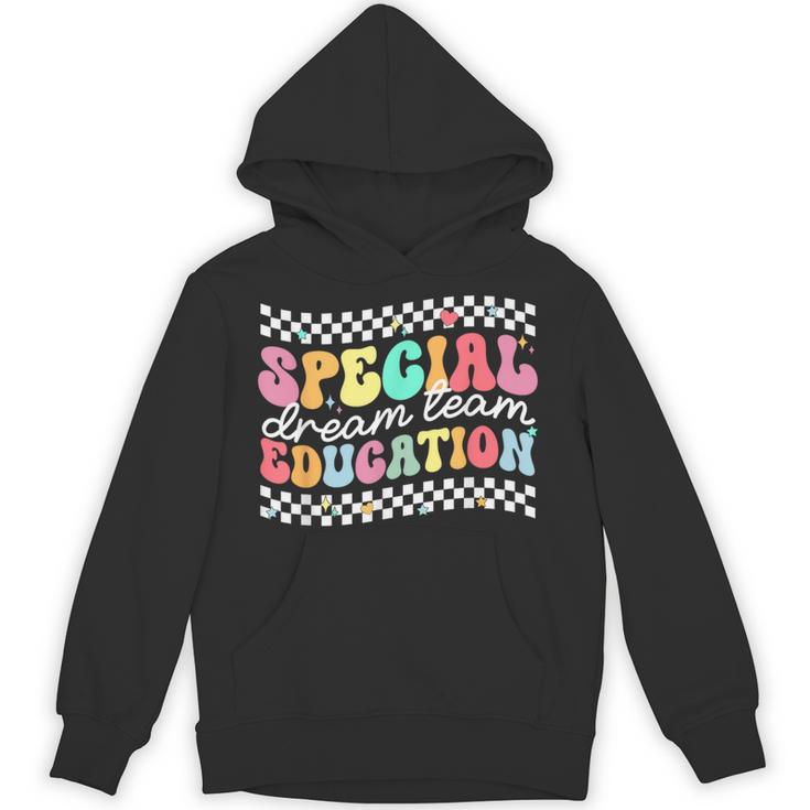 Retro Special Education Squad Groovy Dream Team SPED Teacher Unisex Hoodie