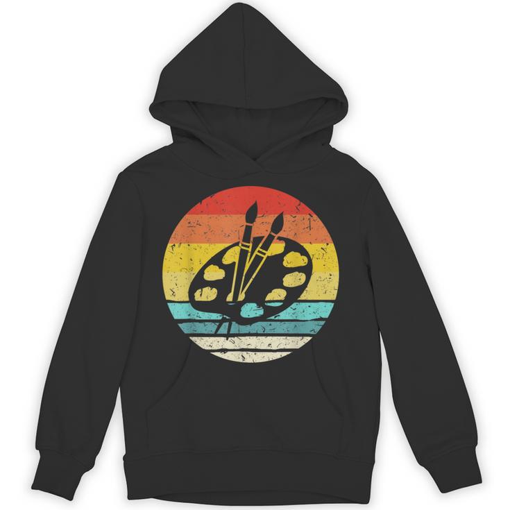 Retro Vintage Paint Palette Costume Artist Art Teacher Men Women Unisex Hoodie