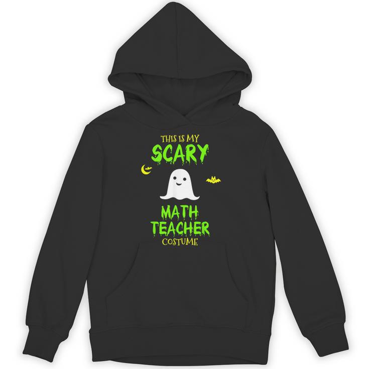 Scary Math Teacher Costume Halloween Lazy Easy Christmas Unisex Hoodie
