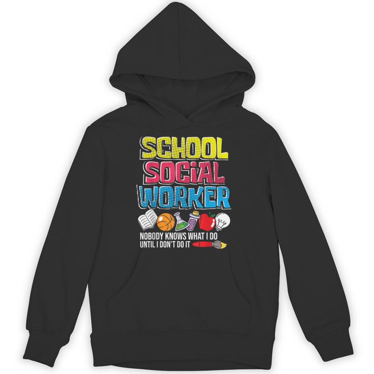 School Social Worker Teacher Caseworker Public Servant LSW Unisex Hoodie