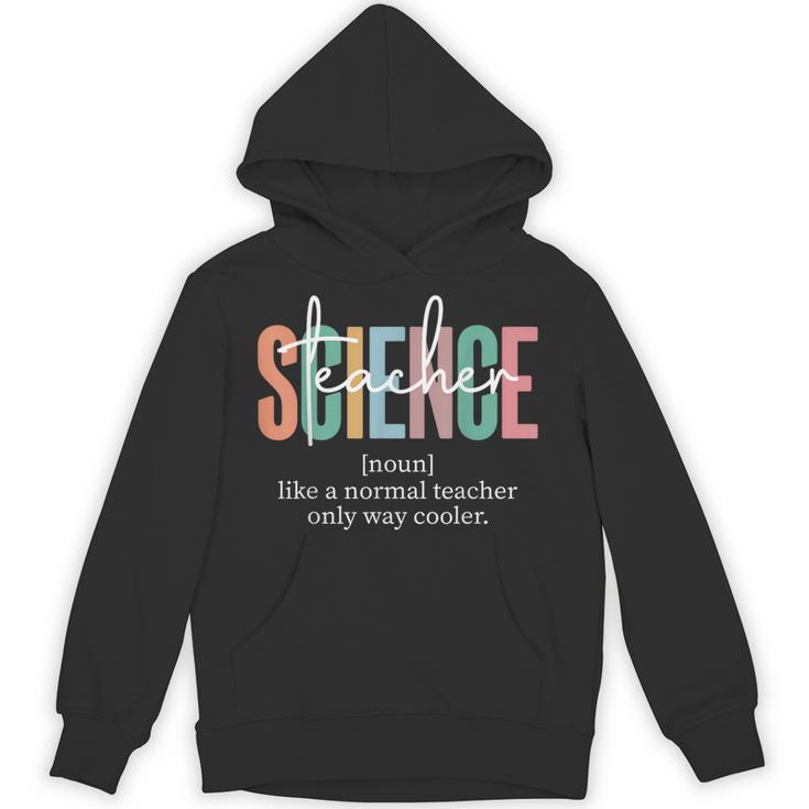 Science Teacher Definition For Women & Men Unisex Hoodie