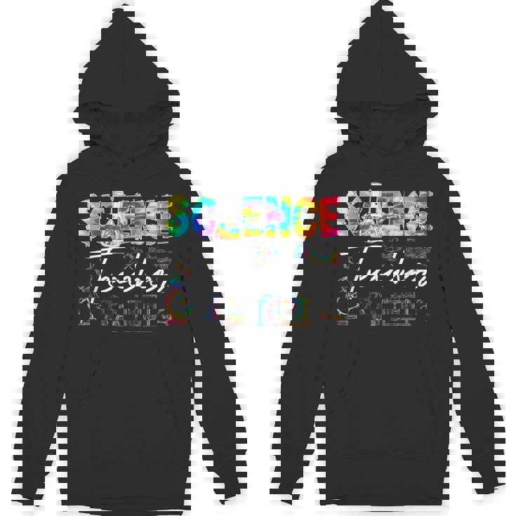 Science Teacher Tie Dye First Day Of School Back To School Men Women Girls Kids Unisex Hoodie