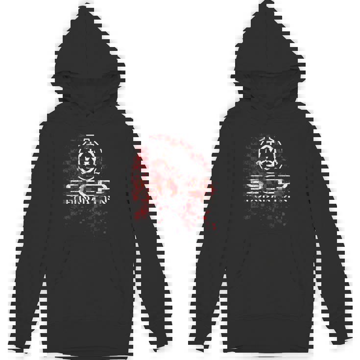 Scp、財団、血で 長袖tシャツ パーカー