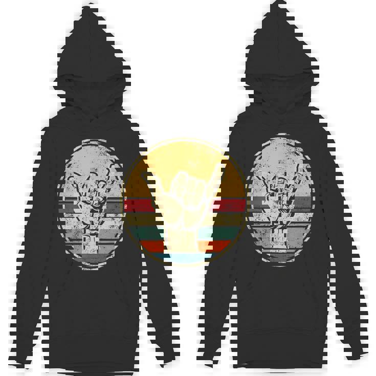 Shaka Surfing Beach Apparel Surfer Greeting Hand Unisex Hoodie