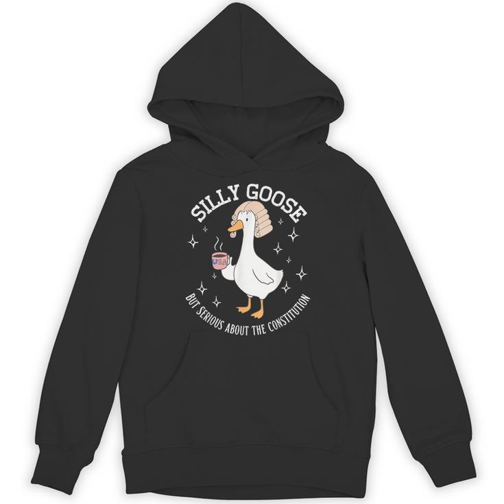 Silly Goose Constitution History Teacher Middle School Unisex Hoodie