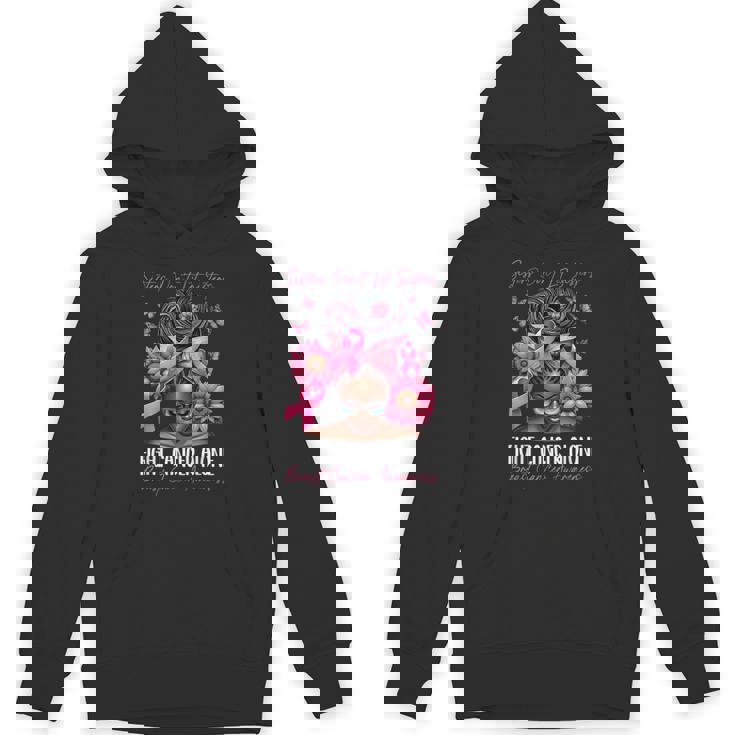 Sisters Don't Let Sisters Fight Cancer Alone Breast Cancer Hoodie