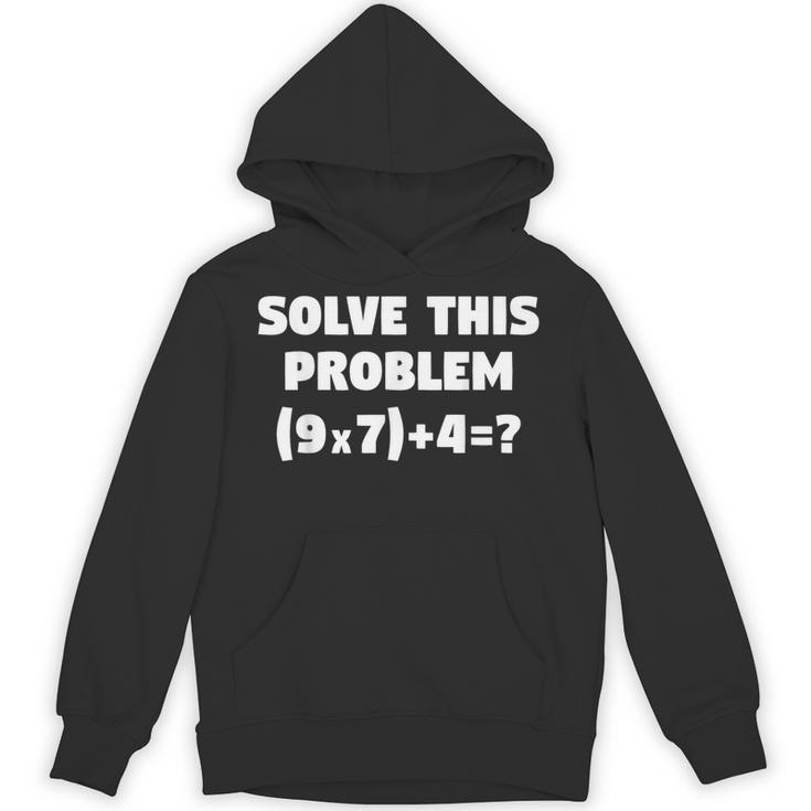 Solve This Problem 9X7467 Elementary Math Teacher Unisex Hoodie