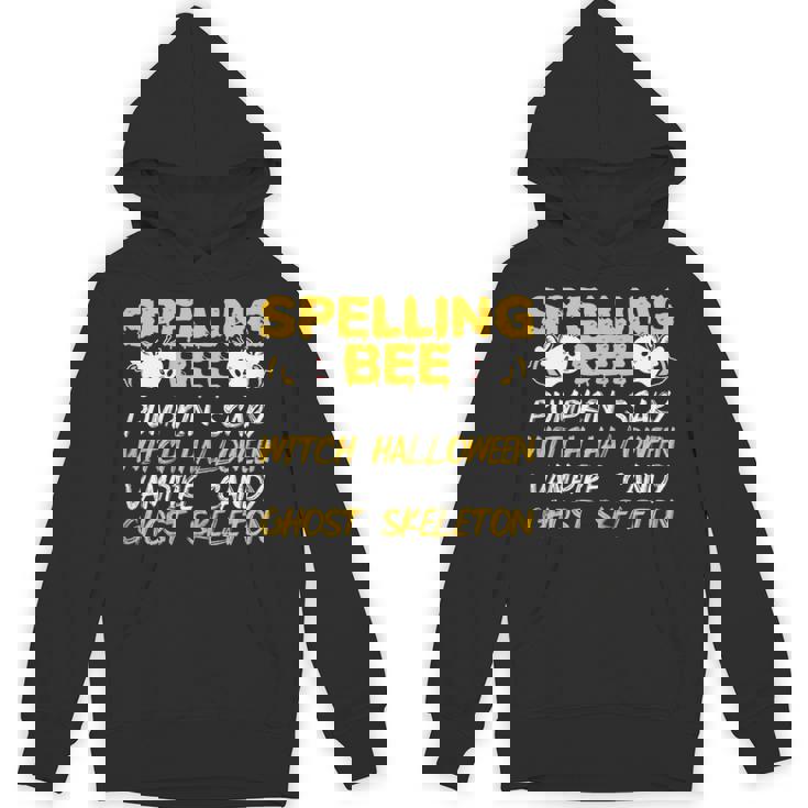 Spelling Bee Costume For a Halloween Teacher Pun Women Unisex Hoodie
