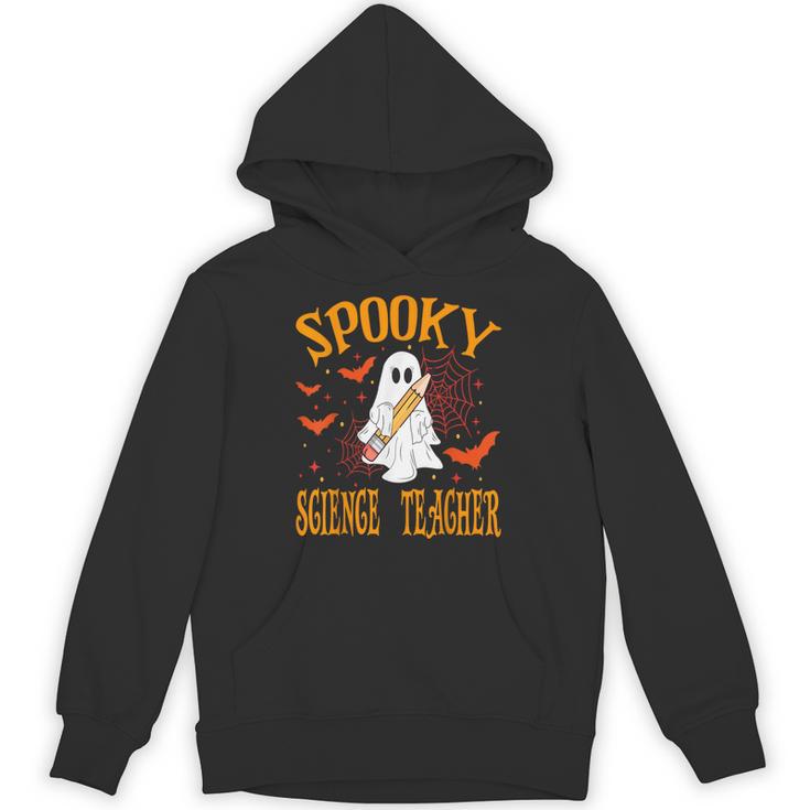 Spooky Science Teacher Ghost Halloween School Women Unisex Hoodie