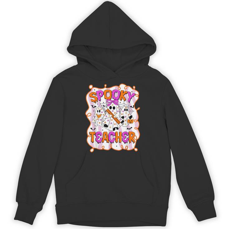 Spooky Teacher Ghost Pencil Teacher Halloween Teacher Unisex Hoodie