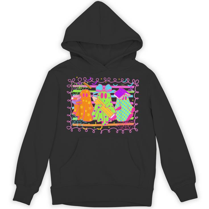Spooky Teacher Halloween Ghost Fall Autumn Season Women Unisex Hoodie