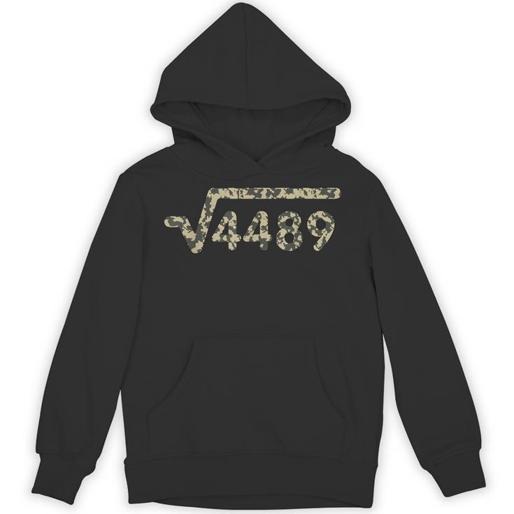Square Root 4489 Slang Math Teacher Six Seven 6 7 Meme Camo Unisex Hoodie