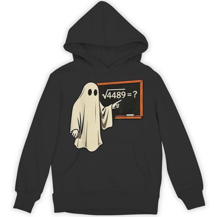 Square Root 67 Ghost Math Teacher 4489 Meme Halloween Unisex Hoodie