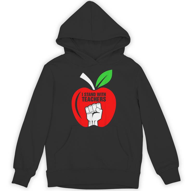 I Stand With Teachers Tshirt Unisex Hoodie