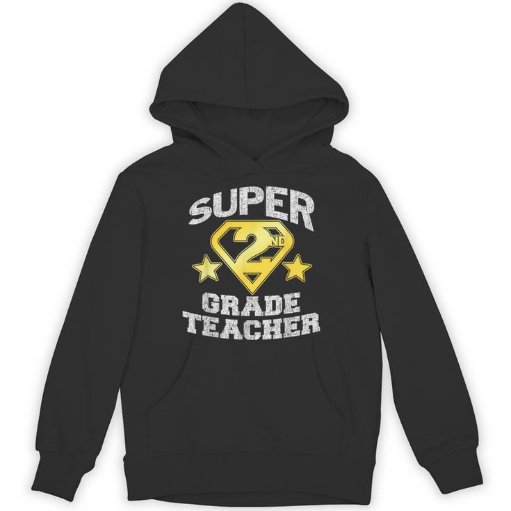 Super 2nd Grade Teacher Hero Unisex Hoodie