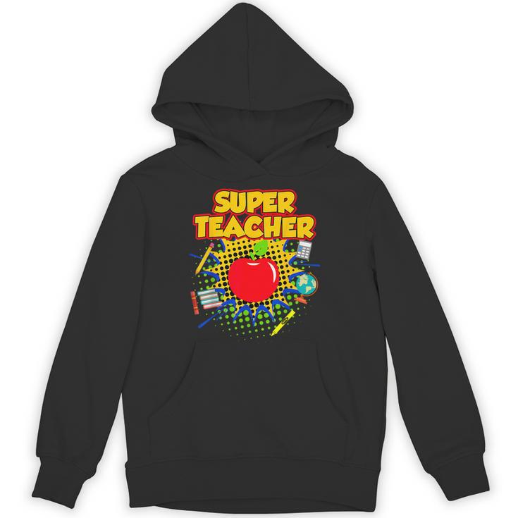 Superhero Teacher Appreciation Teaching Tee Unisex Hoodie