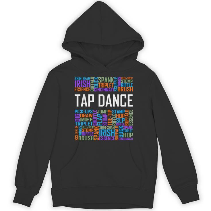 Tap Dance Words Lover Tap Dancer Dancing Teacher Unisex Hoodie