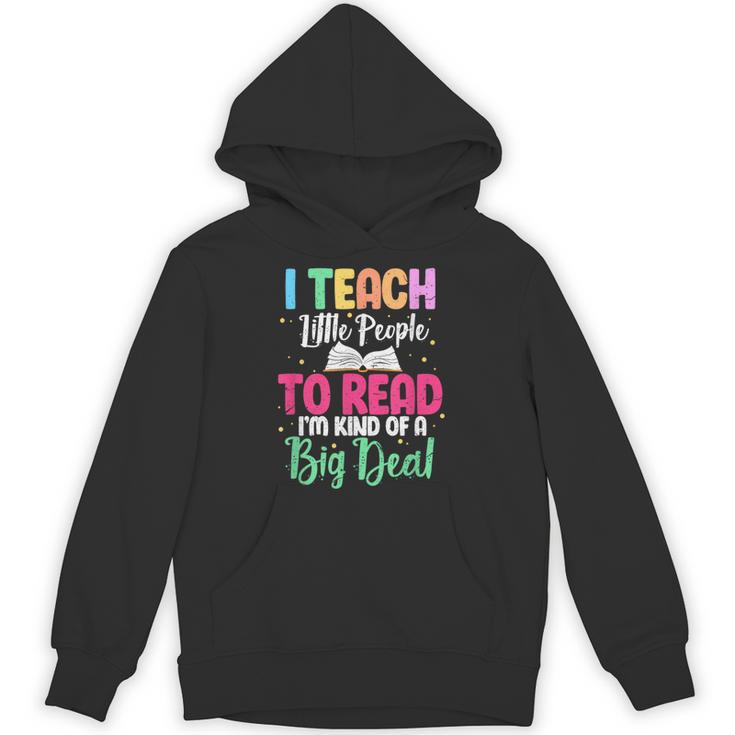I Teach Little People To Read Reading Teacher For Men Women Girls Kids Unisex Hoodie