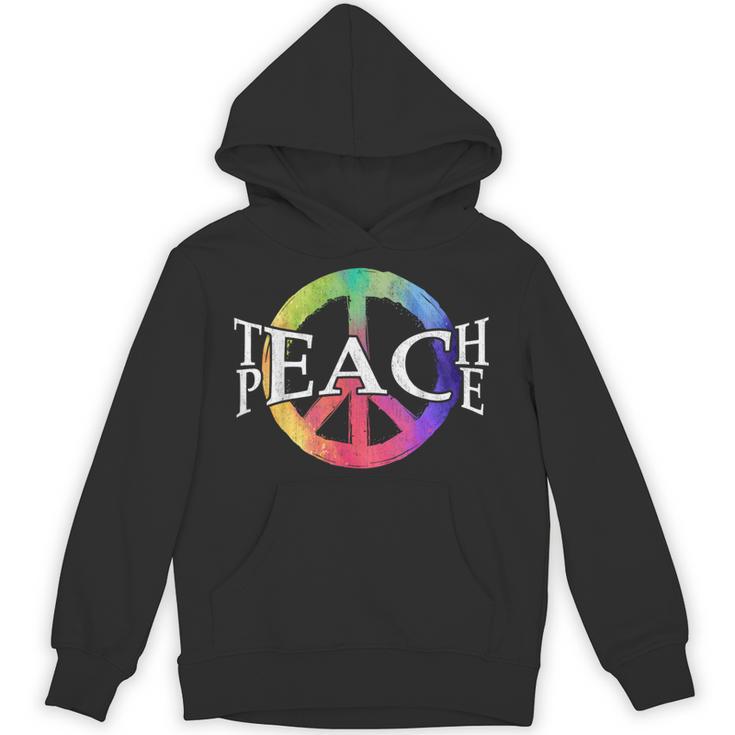 Teach Peace For Teachers And Educators Counselor Unisex Hoodie