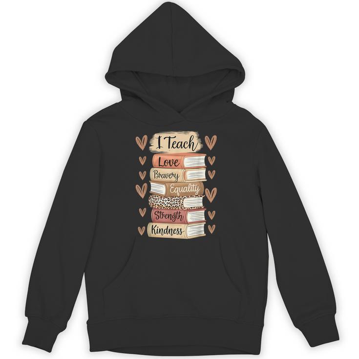 I Teach History Month Black Teacher Melanin Unisex Hoodie
