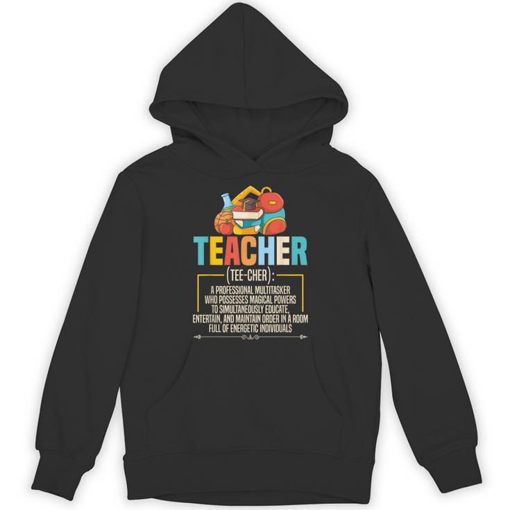 Teacher Definition Teaching School Teacher Men Women Unisex Hoodie, trending gift