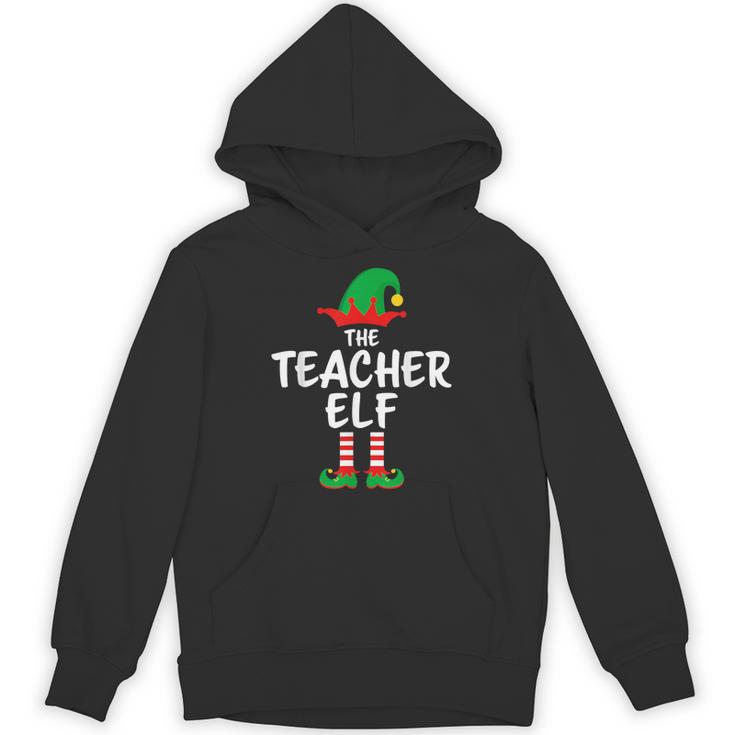 The Teacher Elf Matching Family Christmas Unisex Hoodie