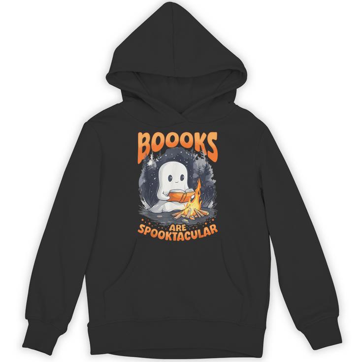 Teacher Halloween Ghost Reading Book Animal Boooks Are Unisex Hoodie