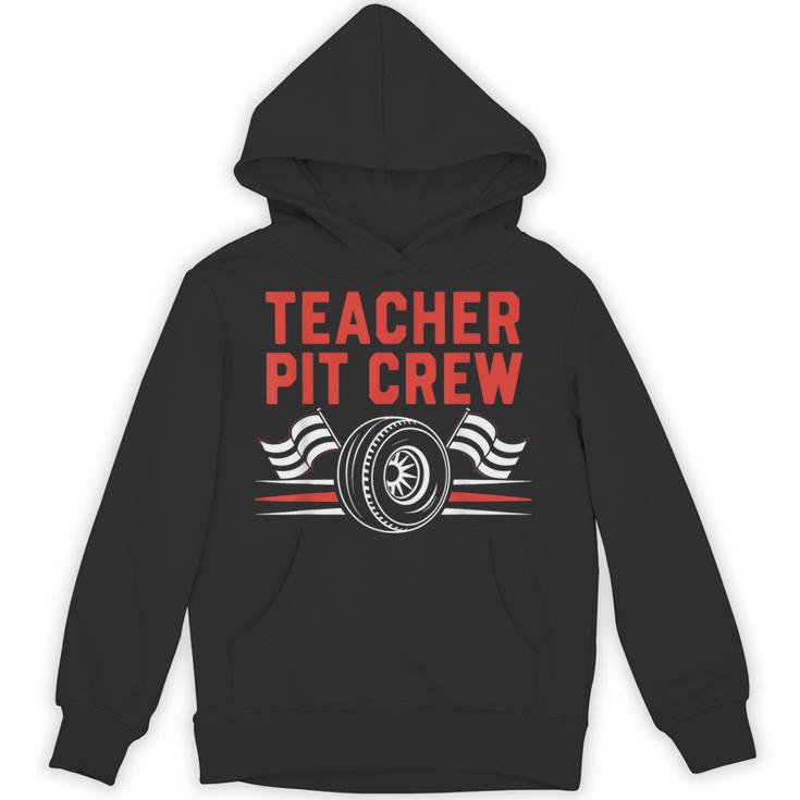 Teacher Pit Crew Race Car Driver Costume Men Women Kids Unisex Hoodie