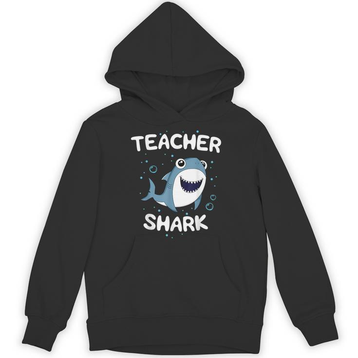 Teacher Shark Teaching Back To School Kindergarten Unisex Hoodie
