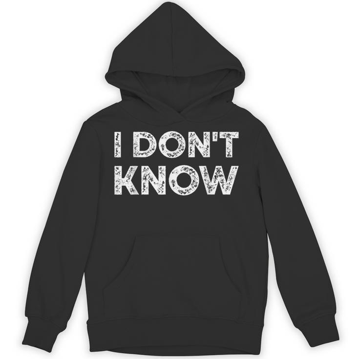 Teacher Shirts I Don't Know Idea For Teachers & Workers Adults - Small Short Sleeve Unisex Hoodie
