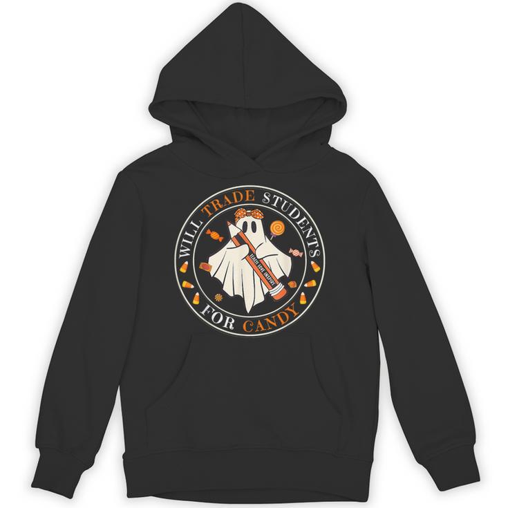 Teacher Will Trade Students For Candy Easy Halloween Costume Unisex Hoodie