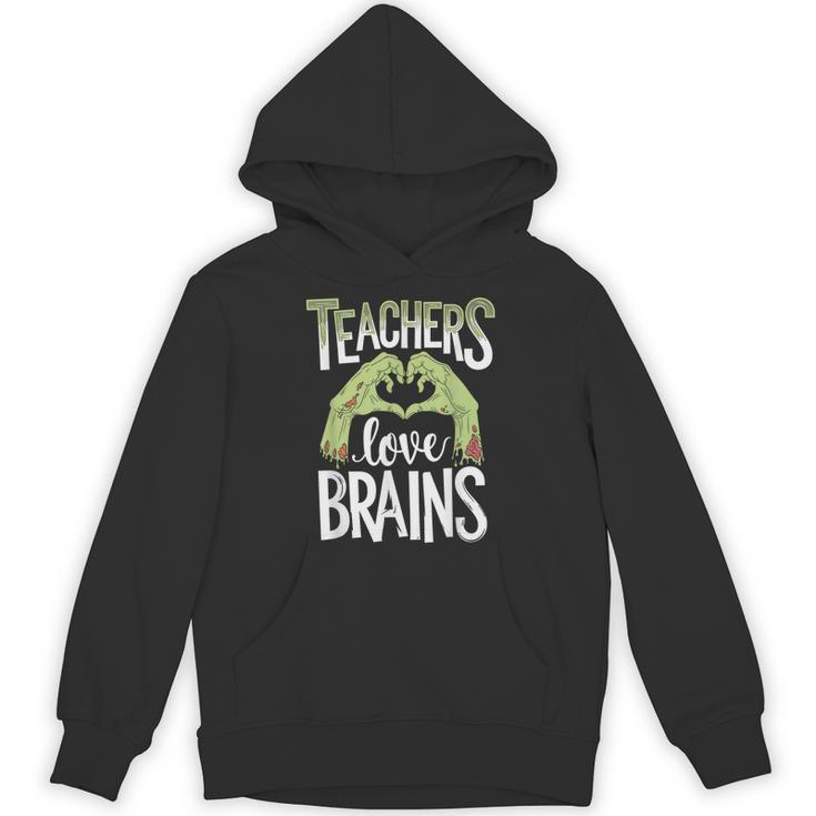 Teachers Love Zombie Teacher Halloween Fun Unisex Hoodie