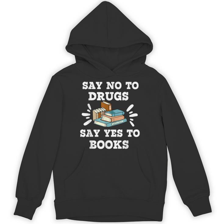 Teachers Red Ribbon Week Say No To Drugs Say Yes To Books Unisex Hoodie