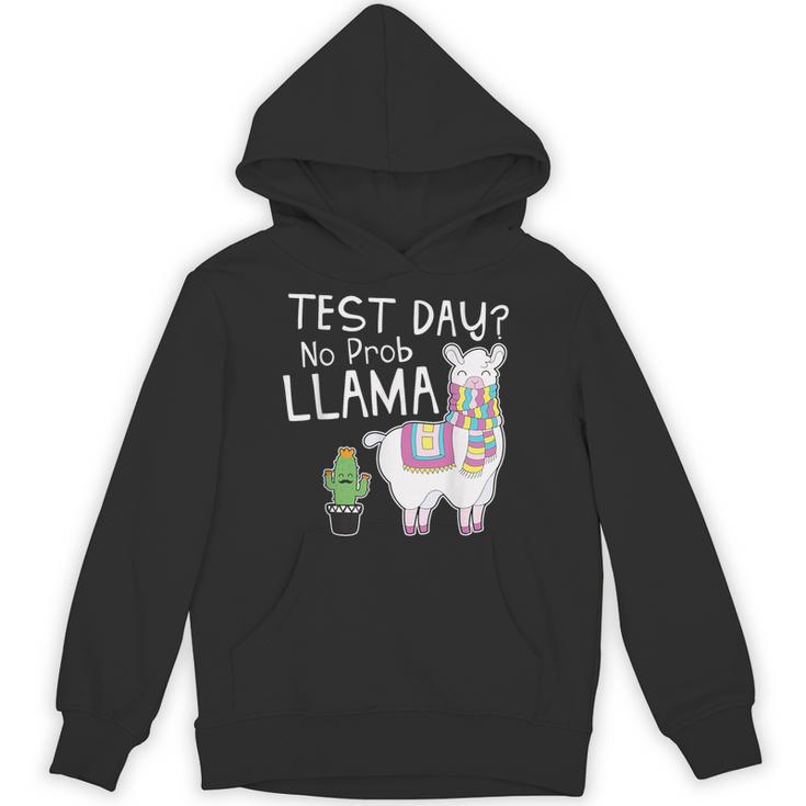 Teachers Testing Day Test Day No Prob Llama Teacher Unisex Hoodie