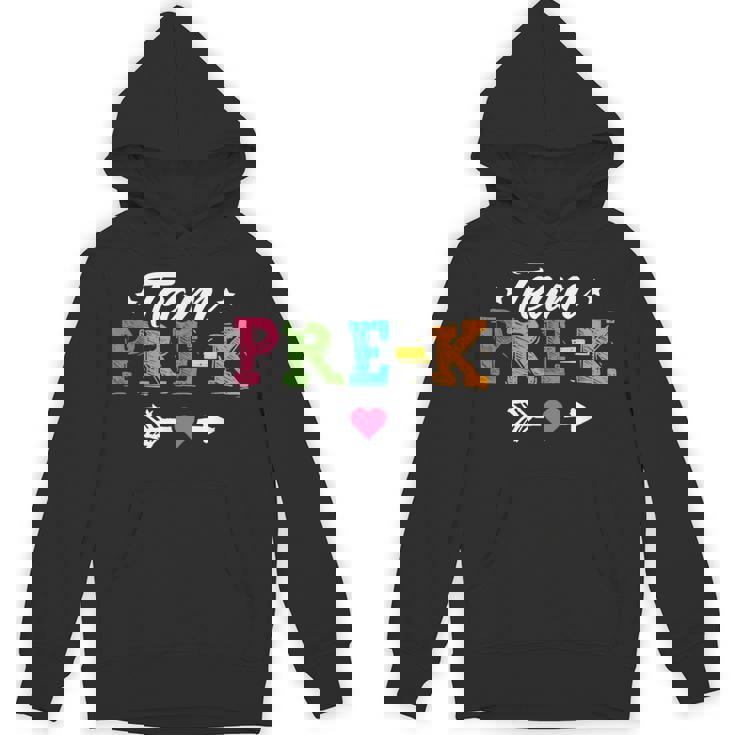 Team Pre-K Shirt PreSchool Teacher Student Back To School Unisex Hoodie