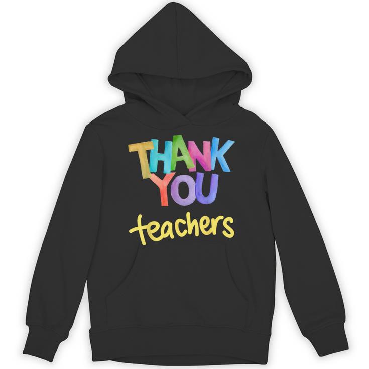 Thank You Teacher Appreciation Graduation Men Women Girls Kids Unisex Hoodie