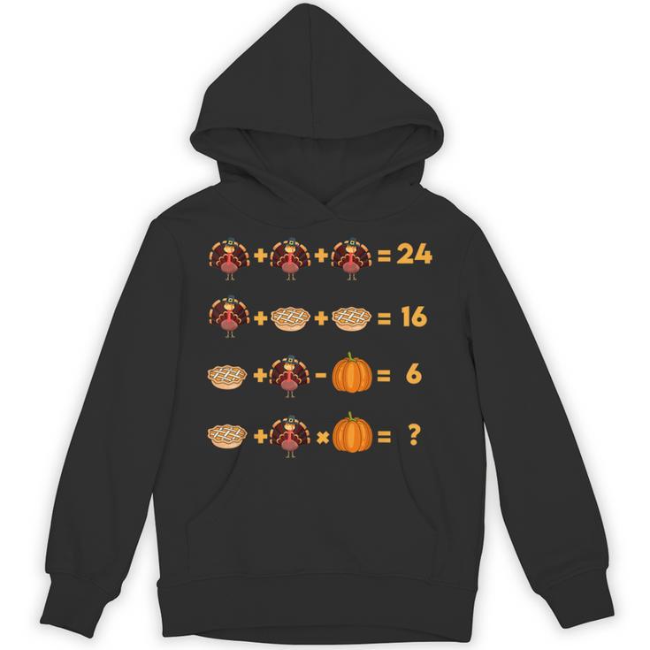 Thanksgiving Order Of Operations Turkey Quiz Math Teacher Unisex Hoodie