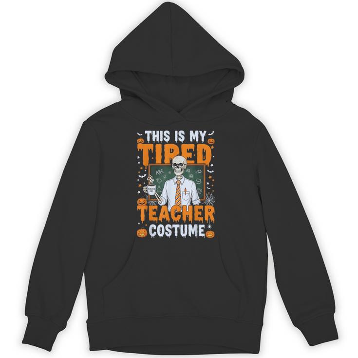 This Is My Tired Teacher Costume Halloween Costumes Unisex Hoodie
