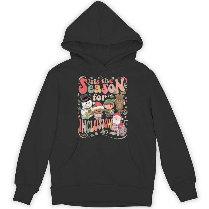 Tis The Season For Inclusion Christmas Sped Teacher Unisex Hoodie