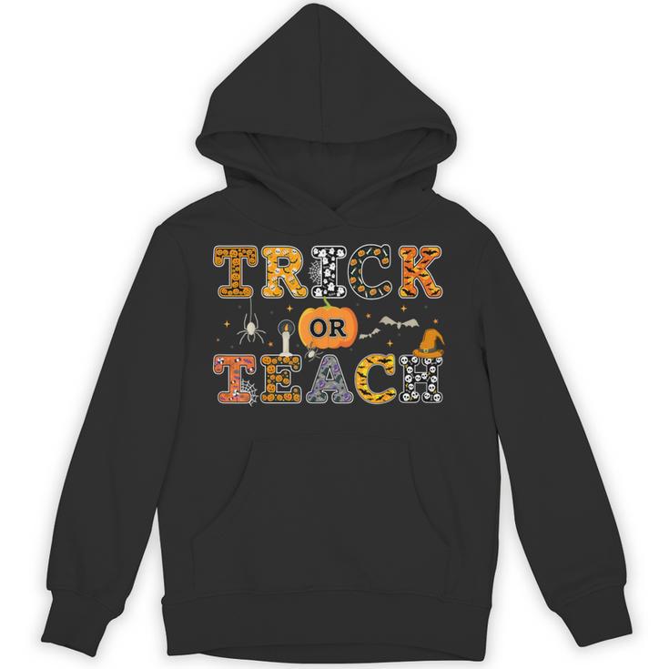 Trick Or Teach Funny School Teacher Halloween Costume Unisex Hoodie