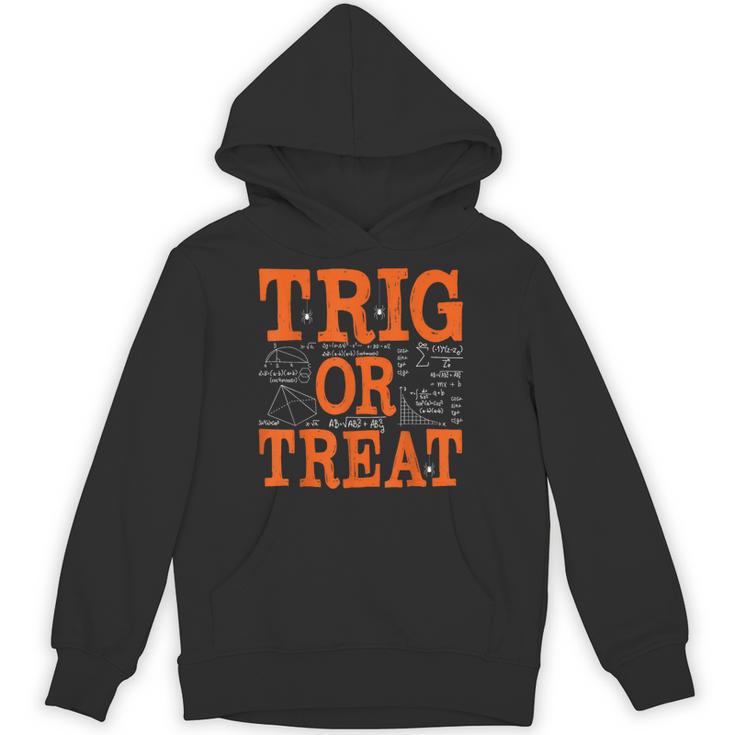 Trig Or Treat Trigonometry Math Teacher Halloween Unisex Hoodie