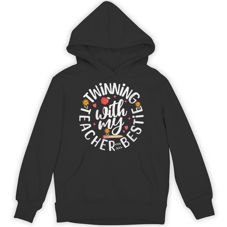 Twin Day For Spirit Week Teacher Bestie Matching Unisex Hoodie