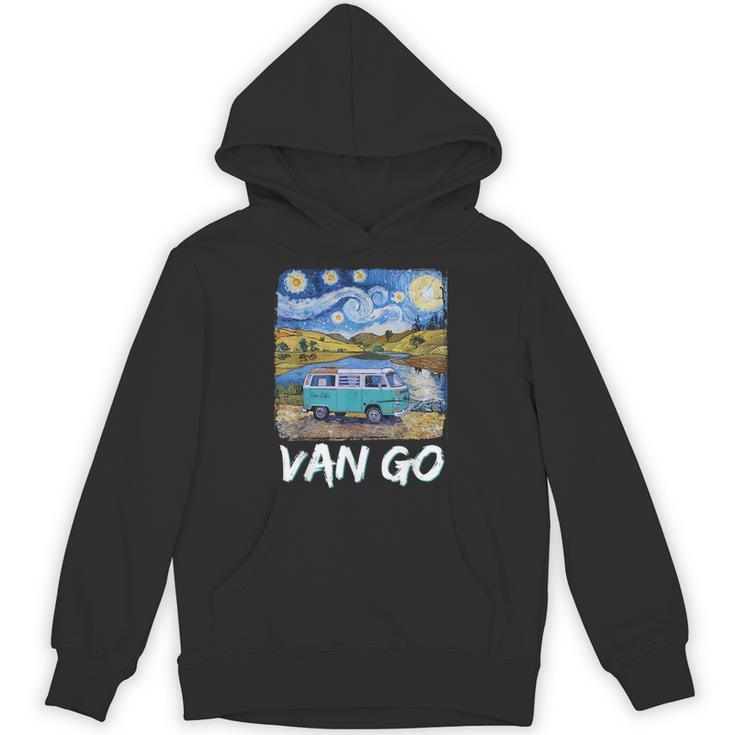 Van Go Retro Vanlife Art Teacher Unisex Hoodie