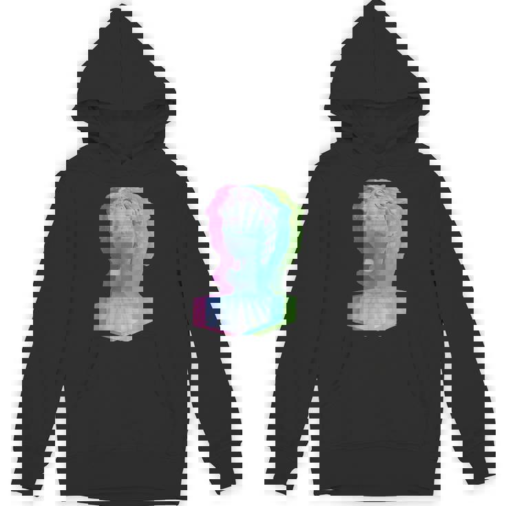 Vaporwave シュールグリッチアートシャツ パーカー