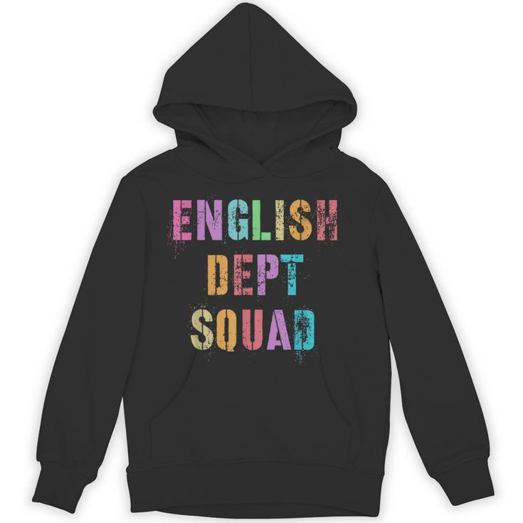 Vintage ENGLISH DEPT SQUAD Back To School Teacher Student Unisex Hoodie