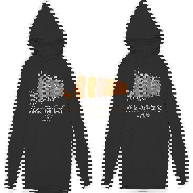 Walk For Peace Monks With Aloka Dog パーカー