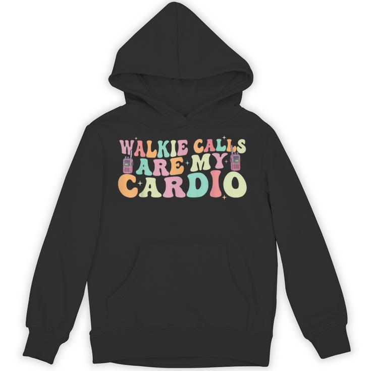 Walkie Calls Are My Cardio SPED Teacher Inclusion ABA Unisex Hoodie